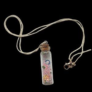 Message in a Bottle Taylor Swift Eras Tour Homemade necklace handwritten rice